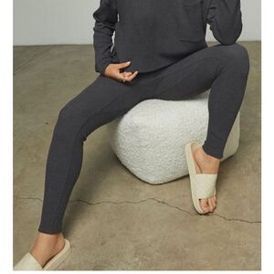 Lunya Restore Thermas High Rise Legging in Heather Grey NWT Size XS
